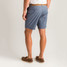 The Duck Head Men's Harbor 8" Performance Short in the Slate Blue Colorway