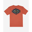 Billabong Men's Crayon Wave Short Sleeve T-Shirt in Coral colorway
