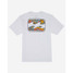 Billabong Men's Crayon Wave Short Sleeve T-Shirt in White colorway