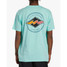 Billabong Men's Rotor Diamond Short Sleeve T-Shirt in Minty colorway