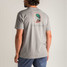 The Duck Head Men's Short Sleeve Logo Tee in Heather Grey