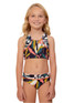 Maaji Girls' Lush Leaves Poppy Bikini Set in multi colorway