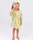 Ruffle Butts Toddler Girls' Happy Hula Ruffle Cover Up