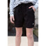 Burlebo Boys' Athletic Performance Shorts in Black Camo with Black Pockets