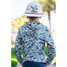 Burlebo Boys' Performance Hoodie in Retro Duck Camo front view