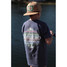 The Burlebo Boys' Palms and Fins Logo Tee in Heather Navy