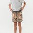 Burlebo Boys' Swim Trunks Jumbo Pintail Camo detail