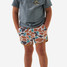The Burlebo Boys' Swim Trunks in Bayside Camo