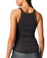 Free People Women's Only 1 Ringer Tank Top in black colorway