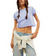 Free People Women's The Perfect Tee in periwinkle colorway