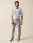 The Faherty Men's Stretch Terry 5 Pocket Pants in Iron