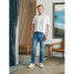 The Faherty Men's Stretch Terry Indigo 5 Pocket Jeans in the Easter Shore Wash