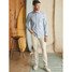 The Faherty Men's Movement Long Sleeve Button Down in the Spring Valley Plaid Pattern
