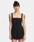 RVCA Women's Mayfair Romper in black colorway