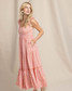 Southern Tide Women's Sylvi Sun Daze Maxi dress Dress in conch shell colorway