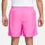 The Nike Men's Woven Club Flow Shorts in Playful Pink