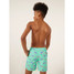 The Chubbies Boys' Lined Classic Swim Trunks in Teal with Blue Liner