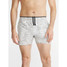 The Chubbies Men's 4 inch Ultimate Training Shorts in White Static with Grey Liner
