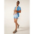 The Chubbies Men's 4 inch Lined Classic Swim Trunks in Faded Grey Stripes