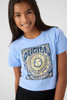 O'Neill Girls' Mandala T-Shirt in slate colorway