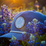 The THC Provisions Legalize BlueBonnet Picking Guadalupe Snapback in the Blue Jean Colorway