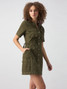 Sanctuary Women's Reissue Dress in Burnt Olive colorway