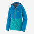 Patagonia Women's Boulder Fork Rain Jacket jacket in Subtidal Blue colorway