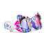 The Bling2o Girls' Savvy Cat Swim Goggles in the Purple Patches Colorway