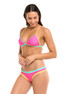 Body Glove Women's Vibration Evelyn Triangle Bikini Top in Bubblegum colorway