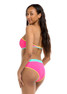 Body Glove Women's Vibration Marlee High Waist Bikini Bottoms in Bubblegum colorway