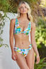 Becca Women's Isla Verde Dahlia Underwire Bikini Top in Multi colorway