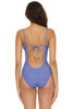 Becca Women's Color Play Plunge One Piece Swimsuit in Cornflower colorway