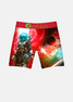 Ethika Boys' Staple Boxer Briefs in the Red Planet Pattern