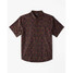 Billabong Men's Sundays Short Sleeve shirt few in Rust colorway