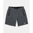 The RVCA Boys' 15" Yogger Stretch Elastic Shorts in Charcoal Heather