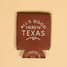 The Texas Hill Country Provisions Can Sleeve in Cowhide Brown