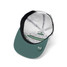 Melin Coronado Links Hydro Snapback Hat in White and Green back detail