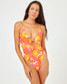 L Space Women's Chic Eco Piper One Piece Swimsuit in Bliss and Blossom colorway