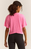 Z Supply Women's Feel The Breeze Tee in Neon Pink colorway