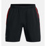 Under Armour Men's Launch 7" Shorts in Black / Red Solstice / Reflective  colorway