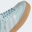 The Adidas Women's Sambae Shoes in the Almost Blue Colorway