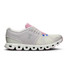 The On Running Cloud 5 Push Running Shoes in the Ivory and Blossom Colorway