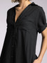 Sally Linen Denim Culotte Pants Kids Women's Paris dress och in Black Shadow colorway