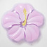 Sunny Life Hibiscus Luxe Lie-On Float in Hibiscus Pastel Lilac colorway