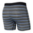 The Saxx Men's Quest Boxer Briefs in Multi Grey Stripe