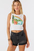 O'Neill Women's Rainbow Hawaii Tank in White colorway