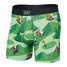 The Saxx Men's Vibe Boxer Briefs in Green