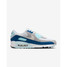 The Nike Men's Nike Air Force 1 Pixel-sko til kvinder Black Shoes in the Glacier Blue Colorway