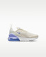 The Nike Little Kids' Air Max 270 Shoes in Sail and Light Thistle