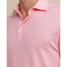 Southern Tide Men's Driver Coastal Geo Polo Shirt in Flamingo Pink colorway